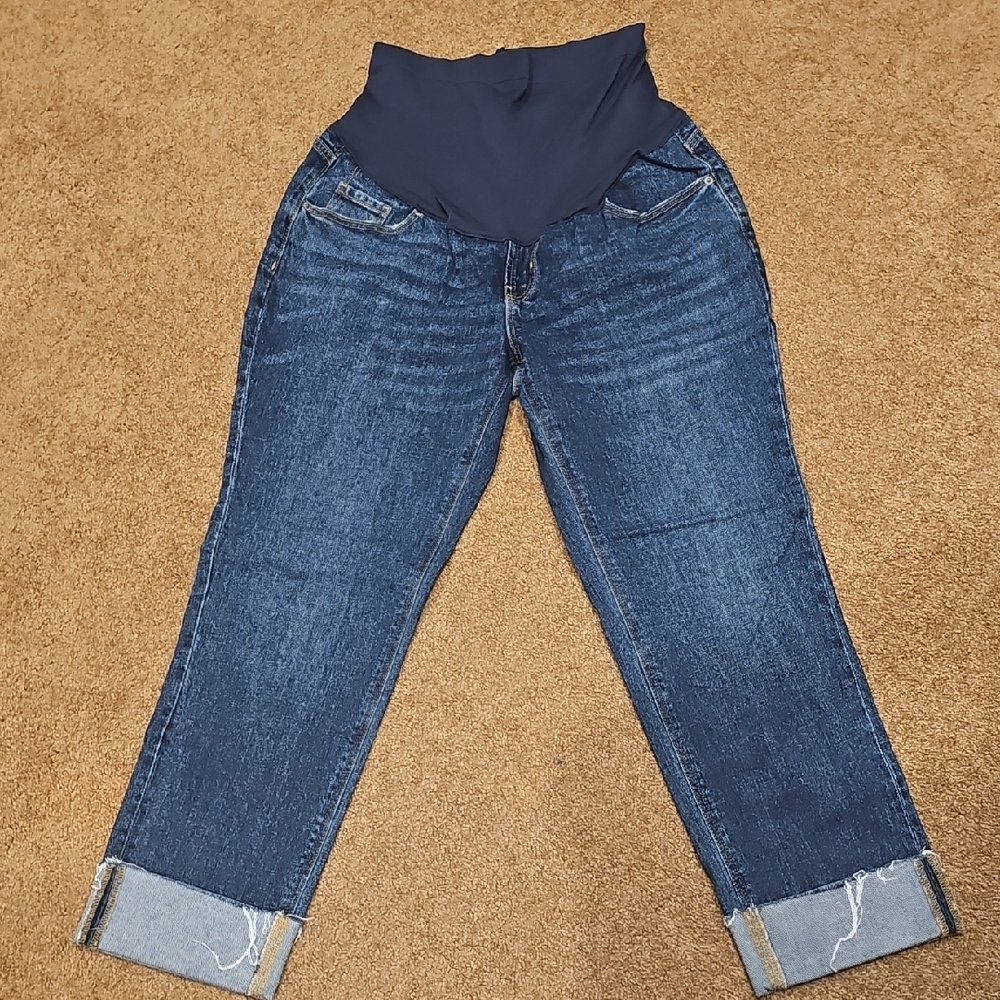 Old Navy Blue Ankle Cropped Denim